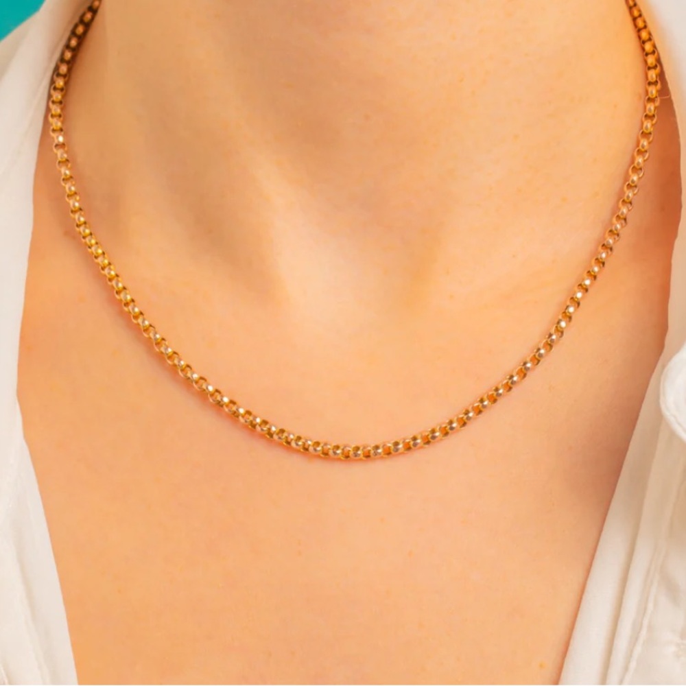 Antique Victorian 9ct Gold Chain with Dog Clip - Picture 2 of 7